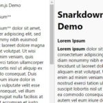 Minimal Markdown Parser In Pure JavaScript – Snarkdown