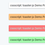 Vanilla ES6 JavaScript Toast Notification Library – toaster-js