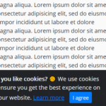 EU Cookie Law Notice Plugin For Bootstrap 4 – Cookie-Alert