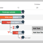 Simple Interactive Gantt Chart Creator