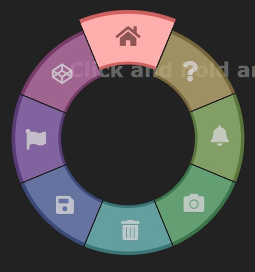 Interactive Wheel Menu With JavaScript And CSS | CSS Script