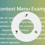Touch-enabled Radial Context Menu In Pure JavaScript – radialMenu