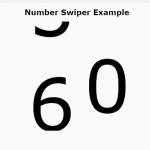 Mobile-friendly Number Picker Component – number-swiper