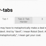 Tabbed Content With Equal Height Support – sv-tabs-js