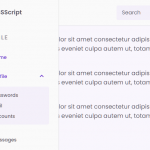 Responsive Multi-level Sidebar Menu With JavaScript/CSS