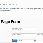 Wordpress Gutenberg Like WYSIWYG Block Editor – Pexego