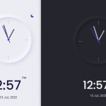 Modern Mobile-first Clock UI In JavaScript