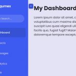Beautiful Dashboard Sidebar Menu Template