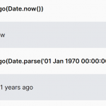 1kb Relative Datetime Formatting Library – timeago.js