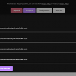 Advanced Cookie Consent Manager In JavaScript – cookiesConsent.js