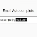 Easy Email Autocomplete Plugin With Vanilla JavaScript