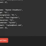 Download JSON Data As CSV File Using JavaScript