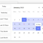 Full-featured Data & Time Picker Component – Easepick