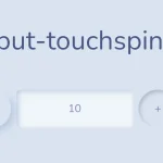 Lightweight & Mobile-friendly Input Spinner – input-touchspin