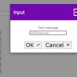 Minimal Customizable Modal Dialog Boxes In JavaScript – msg.js