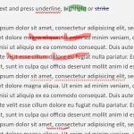 Underline/Highlight/Strike Text With The textAnnotator Library