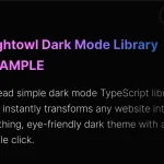 Implement Dark Mode With A Single Line Of Code – Nightowl