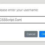 Async, Promise-based Alert/Confirm/Prompt Dialogs – Prompts.js