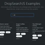 Add Instant Search Filtering to Web Pages with DropSearchJS