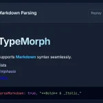 Text Typing Animations with Real-time Markdown/HTML Rendering – TypeMorph