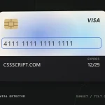 crd-ui.js: Animated Credit Card Preview UI for Payment Forms