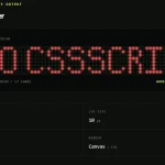 Retro LED Ticker Web Component – dylanTicker