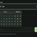 Minimal 24-Hour Time Picker in Vanilla JS – TimePicker.js